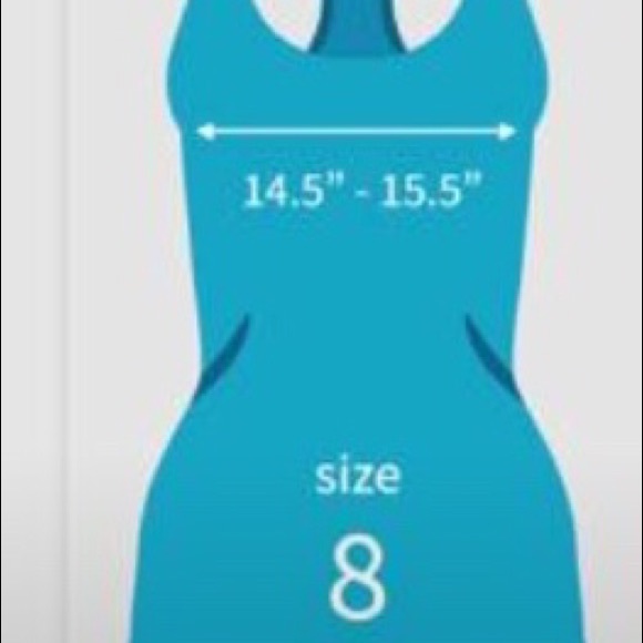 Lululemon Burn It Out Tank Ocean Stripe Size 8 - Picture 8 of 8